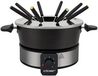 Cloer Elektro-Fondue 6679 - Fondue - edelstahl/schwarz