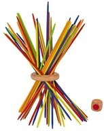 goki Spiel Mikado Farbenfroh, 43-teilig, aus Holz, 18 cm