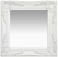 vidaXL Barockspiegel vidaXL Wandspiegel im Barock-Stil 40x40 cm Wei&szlig;