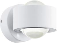 EGLO Wandleuchte ONO 2 Wandlampe, Alu und Kunststoff, IP20, Wohnzimmerlampe,