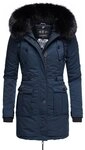 Navahoo Wintermantel Luluna Prc edler Parka mit gro&szlig;er Kunstfellkapuze