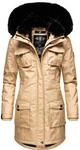 Wintermantel NAVAHOO "Wintermantel Tiniis", Damen, Gr. M, beige, Obermaterial: 56%