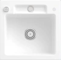 Villeroy & Boch K&uuml;chensp&uuml;le 3345 02 RW, Quadratisch, 51/22 cm, Siluet Serie,