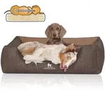 Knuffelwuff Tierbett Hundebett Outlander, Orthop&auml;disch braun 63 cm x 85 cm