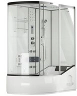 HOME DELUXE Dampfdusche ALLIN 4IN1 - Wei&szlig; Links, BxT: 170x90 cm, Badewanne,...
