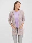 Vero Moda Strickjacke VMDOFFY LS OPEN HOOD CARDIGAN GA NOOS Materialmix,...