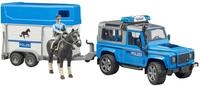 Bruder&reg; Spielzeug-Auto Bruder 02588 Land Rover Defender Polizeifahrzeug,