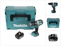 Makita Akku-Schlagbohrschrauber DHP 484 T1J Akku Schlagbohrschrauber 18 V 54 Nm