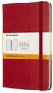 MOLESKINE Notizbuch Moleskine Notizbuch, Medium, Liniert, Hard Cover, Scharlachrot