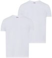 HUGO T-Shirt HUGO-V (Packung, 2er) V-Ausschnitt, Slim-Fit, HUGO Logo-Print