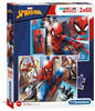 Clementoni® Puzzle Supercolor Puzzle Set - Spiderman (2 x 60 Teile), 60...