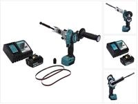 Makita Bandschleifer DBS 180 RT1 Akku Bandfeile 18 V 9 x 533 mm Brushless + 1x...