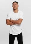 Rundhalsshirt ONLY & SONS "ONSMATT LONGY SS TEE NOOS", Herren, Gr. XXL, wei&szlig;,