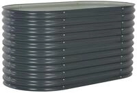 vidaXL Hochbeet 160 x 80 x 81 cm Garten-Hochbeet 160x80x81 cm Verzinkter Stahl...