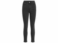 Vila Slim-fit-Jeans, schwarz