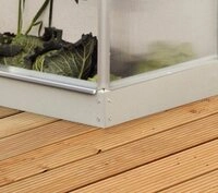 Vitavia Fundamentrahmen 3300, BxT: 128x254 cm, f&uuml;r Gew&auml;chshaus Ida 3300