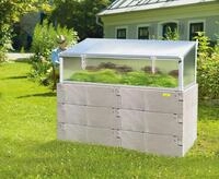 Juwel Hochbeet Juwel Timber Kombi-Set Hochbeet + Fr&uuml;hbeet Aufsatz 130x60cm...