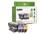 KMP KMP Tintenmultipack B54VX, ersetzt Brother LC-3219XL BK/C/M/Y Tintenpatrone