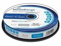Mediarange DVD-Rohling MEDIARANGE Blu-ray Disc BD-R 50 GB, Spindel