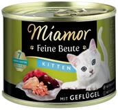 Miamor Feine Beute Kitten Gefl&uuml;gel 185 g - 12 St&uuml;ck, Nassfutter f&uuml;r: Katze