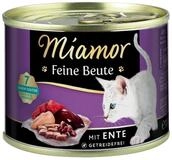 Miamor Feine Beute Ente 185 g - 12 St&uuml;ck, Nassfutter f&uuml;r: Katze