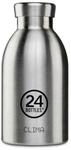 24 Bottles Trinkflasche Clima Bottle Brushed Steel 330ml