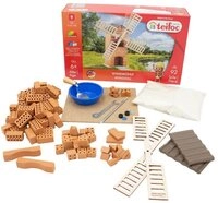 teifoc Windm&uuml;hle Steinbaukasten, (Konstruktionsspielzeug, 100 St., Bastelset),...