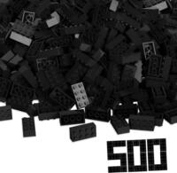 SIMBA Androni 104118935 - Blox 500 schwarze 8er Steine lose...