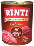 Rinti Singlefleisch Exclusive Ziege Pur 800 g - 6 St&uuml;ck, Nassfutter f&uuml;r: Hund