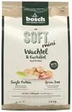 Bosch Petfood SOFT Mini mit Wachtel & Kartoffel 2,5 kg, Trockenfutter f&uuml;r: Hund