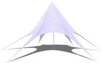 vidaXL Pavillon, Gartenpavillon Hexagon Stern 12m