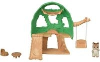 Sylvanian Families Stoffpuppe - 5318 - Baby Abenteuer Baumhaus, klein
