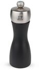 PEUGEOT Salzm&uuml;hle FIDJI 15cm Schwarz Edelstahl Buchenholz Stahlmahlwer Manuell
