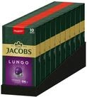 JACOBS Kaffee Kapseln Lungo 8 Intenso Nespresso&reg;* kompatibel 10 x 10, (Packung, 10er