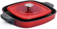 WOLL Grillpfanne Iron, Gusseisen (1-tlg), 28x28 cm, Induktion