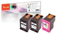 Peach PI300-658 Druckerpatrone 3 St&uuml;ck(e) Standardertrag Schwarz, Cyan...