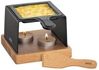 Spring Raclette K&auml;se-Raclette f&uuml;r 1 12x12 cm Gourmet schwarz, Aluminium,...