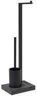 blomus Badaccessoire-Set Toilettenbutler Menoto Black