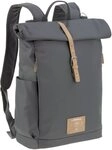 L&Auml;SSIG Wickelrucksack Green Label, Rolltop, anthracite, PETA-approved vegan, zum