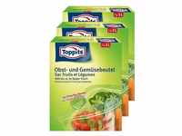 Toppits Küchenorganizer-Set Toppits Obst- und Gemüse-Beutel 7x3Liter Hält...