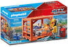 Playmobil® Konstruktionsspielsteine City Action Containerfertigung