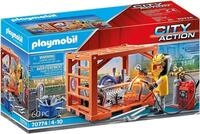 Playmobil&reg; PLAYMOBIL City Action 70774 Containerfertigung 4+...