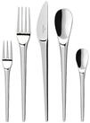 Villeroy & Boch Besteck-Set NewMoon Tafelbesteck (30-tlg), 6 Personen, Edelstahl