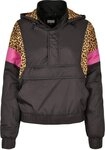 URBAN CLASSICS Outdoorjacke Ladies AOP Mixed Pull Over Jacket &Uuml;berziehjacke Damen