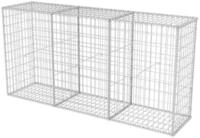 vidaXL Gabionenzaun, Gabionenkorb Stahl 200&times;50&times;100 cm
