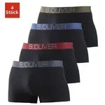 s.Oliver Boxer Boxershorts f&uuml;r Herren (Packung, 4-St) mit kontrastfarbenem Webbund