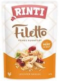 Rinti Filetto Jelly mit Huhn & H&uuml;hnerherz 100 g - 24 St&uuml;ck, Nassfutter f&uuml;r:...