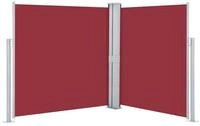 vidaXL Seitenmarkise Ausziehbare Seitenmarkise 170 x 600 cm Rot (1-St)