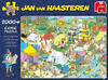 Puzzle 19087 Jan van Haasteren Camping im Wald, 2000 Puzzleteile