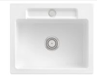 Villeroy & Boch K&uuml;chensp&uuml;le 3346 01 R1, Rechteckig, 60/22 cm, TitanCeram